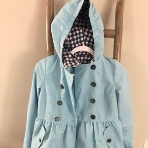 London fog rain coat girls